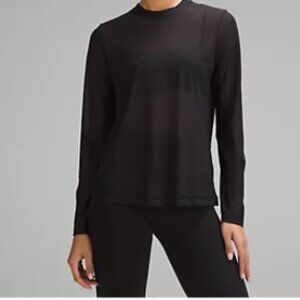 Lululemon Keyhole Mesh Long-Sleeve Shirt 12